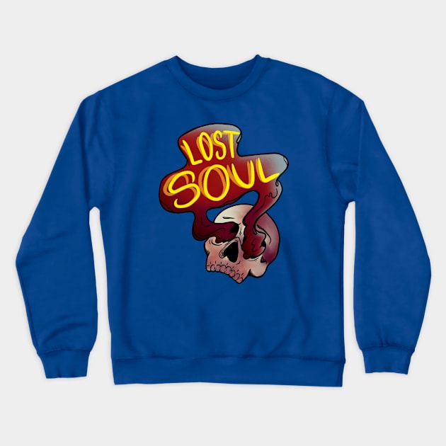 Lost Soul Crewneck Sweatshirt by theartBinn